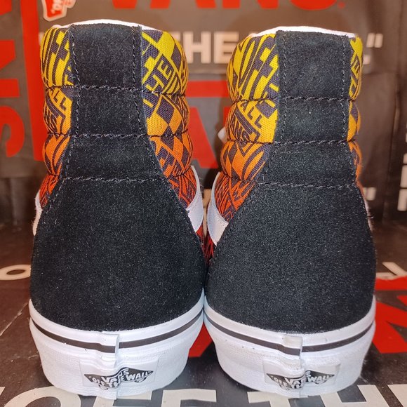 Vans Sk8-Hi Logo Flame Canvas Black  Men\'s 11.5 VN0A5HZZA5P main image 4